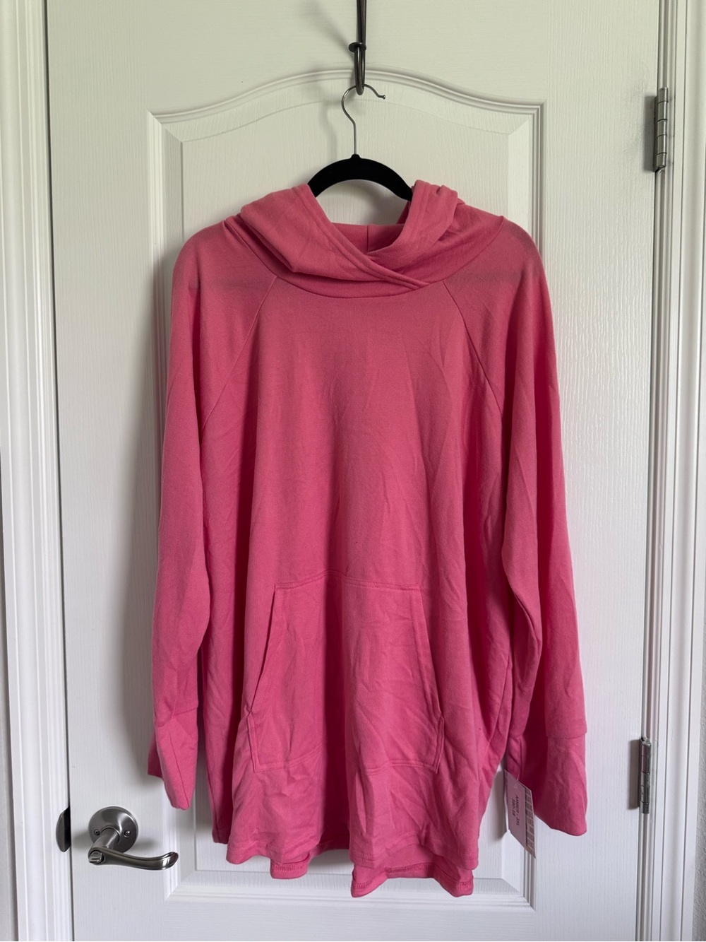 LuLaRoe Pink Cowl Hooded Sweater
